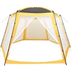 YOUTHUP Tente De Piscine Tissu 500x433x250 Cm Jaune -Tente de réception Soldes 51889906 3