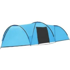 YOUTHUP Tente Igloo De Camping 650x240x190 Cm 8 Personnes Bleu 10 YOUTHUP Tente Igloo De Camping 650x240x190 Cm 8 Personnes Bleu -Tente de réception Soldes 51890101 4