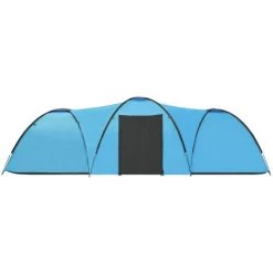 YOUTHUP Tente Igloo De Camping 650x240x190 Cm 8 Personnes Bleu 11 YOUTHUP Tente Igloo De Camping 650x240x190 Cm 8 Personnes Bleu -Tente de réception Soldes 51890101 5
