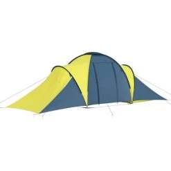 YOUTHUP Tente De Camping 6 Personnes Bleu Et Jaune -Tente de réception Soldes 51890126 3