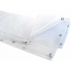 TECPLAST Toile Pergola 2x2 M 500PR - Qualité 10 Ans - Bâche Armée Transparente étanche Pour Pergola Ou Tonnelle - Made In France - Translucide Armée -Tente de réception Soldes 51917257 5