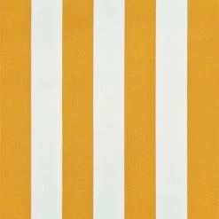 Topdeal Auvent Rétractable 250x150 Cm Jaune Et Blanc -Tente de réception Soldes 52082346 2