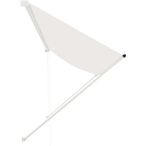 Topdeal Auvent Rétractable 350x150 Cm Crème 5 Topdeal Auvent Rétractable 350x150 Cm Crème - Image 3