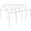 Topdeal Structure De Tente Chapiteau Pavillon Jardin 8 X 4 M -Tente de réception Soldes 52090229 1
