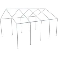Topdeal Structure De Tente Chapiteau Pavillon Jardin 8 X 4 M