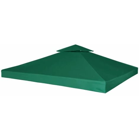Topdeal Recouvrement De Remplacement D'auvent 310 G/m² 3 X 3 M Vert 3 Topdeal Recouvrement De Remplacement D'auvent 310 G/m² 3 X 3 M Vert