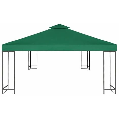 Topdeal Recouvrement De Remplacement D'auvent 310 G/m² 3 X 3 M Vert 6 Topdeal Recouvrement De Remplacement D'auvent 310 G/m² 3 X 3 M Vert – Image 4