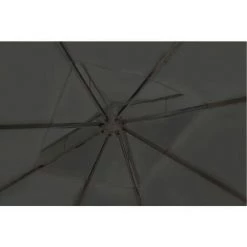Topdeal Tonnelle Avec Toit 3x3 M Gris Foncé -Tente de réception Soldes 52090423 4