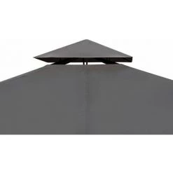 Topdeal Tonnelle Avec Toit 3x4 M Gris Foncé -Tente de réception Soldes 52090425 3