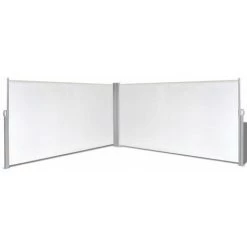 Topdeal Auvent Latéral Rétractable 160x600 Cm Crème