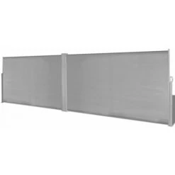Topdeal Auvent Latéral Rétractable 160x600 Cm Gris 9 Topdeal Auvent Latéral Rétractable 160x600 Cm Gris -Tente de réception Soldes 52090586 3