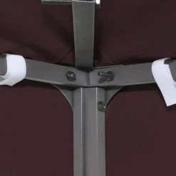 Topdeal Toile Supérieure Double De Belvédère 310 G/m² 3x3 M Bordeaux -Tente de réception Soldes 52091228 3