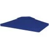 Topdeal Toile Supérieure De Belvédère 2 Niveaux 310 G/m² 4x3 M Bleu -Tente de réception Soldes 52091230 1