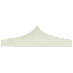 Topdeal Toit De Tente De Réception 3 X 3 M Crème -Tente de réception Soldes 52091291 3