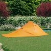 Topdeal Tente De Camping 317x240x100 Cm Orange Et Gris -Tente de réception Soldes 52093613 1