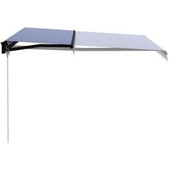 Topdeal Auvent Manuel Rétractable Avec LED 300x250 Cm Bleu Et Blanc FF3055220_FR 10 Topdeal Auvent Manuel Rétractable Avec LED 300x250 Cm Bleu Et Blanc FF3055220_FR -Tente de réception Soldes 52096896 4