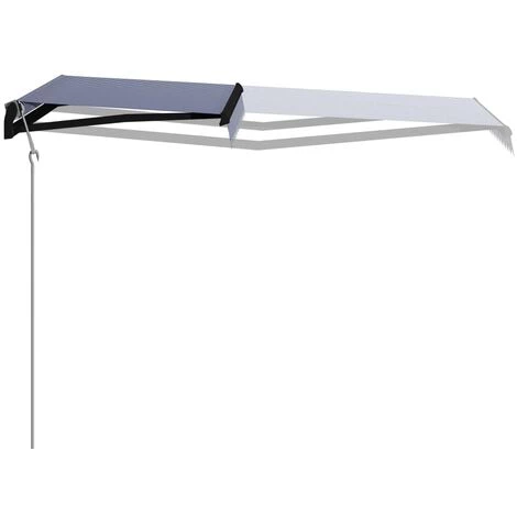 Topdeal Auvent Rétractable Automatique 350x250 Cm Bleu Et Blanc FF3055260_FR 5 Topdeal Auvent Rétractable Automatique 350x250 Cm Bleu Et Blanc FF3055260_FR – Image 3