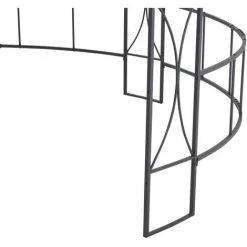 Topdeal Belvédère 300 X 290 Cm Anthracite Rond FF310031_FR 11 Topdeal Belvédère 300 X 290 Cm Anthracite Rond FF310031_FR -Tente de réception Soldes 52099571 5