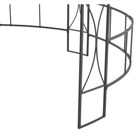 Topdeal Belvédère 300 X 290 Cm Anthracite Rond FF310031_FR 7 Topdeal Belvédère 300 X 290 Cm Anthracite Rond FF310031_FR – Image 5