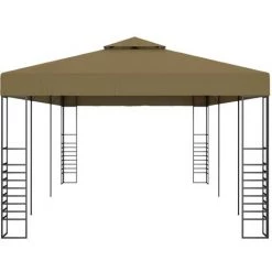 Topdeal Belvédère 6x3x2,7 M Taupe 180 G/m² FF312230_FR -Tente de réception Soldes 52100024 3