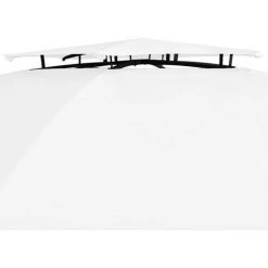 Topdeal Chapiteau De Jardin Avec Rideaux 360x312x265 Cm Blanc 180 G/m² FF312234_FR -Tente de réception Soldes 52100026 5