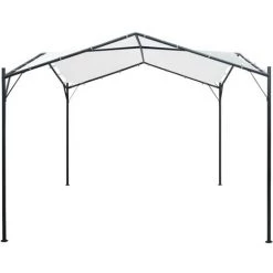 Topdeal Belvédère 3x3x2,6 M Blanc 180 G/m² FF312235_FR -Tente de réception Soldes 52100033 2