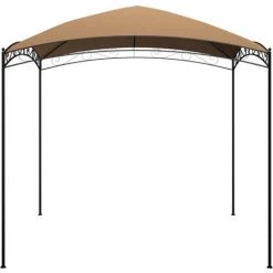 Topdeal Belvédère 3x3x2,65 M Taupe 180 G/m² FF313907_FR -Tente de réception Soldes 52100291 2