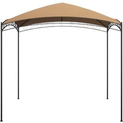Topdeal Belvédère 3x3x2,65 M Taupe 180 G/m² FF313907_FR -Tente de réception Soldes 52100291 3