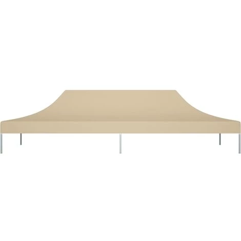 Topdeal Toit De Tente De Réception 6x3 M Beige 270 G/m² FF315327_FR 4 Topdeal Toit De Tente De Réception 6x3 M Beige 270 G/m² FF315327_FR – Image 2