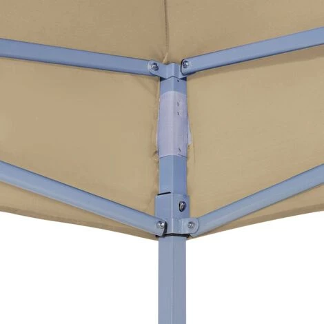 Topdeal Toit De Tente De Réception 6x3 M Beige 270 G/m² FF315327_FR 6 Topdeal Toit De Tente De Réception 6x3 M Beige 270 G/m² FF315327_FR – Image 4