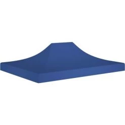 Topdeal Toit De Tente De Réception 4x3 M Bleu 270 G/m² FF315350_FR