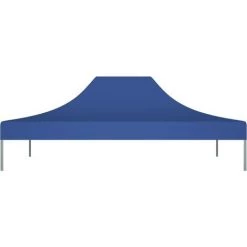Topdeal Toit De Tente De Réception 4x3 M Bleu 270 G/m² FF315350_FR -Tente de réception Soldes 52100810 3