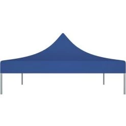 Topdeal Toit De Tente De Réception 4x3 M Bleu 270 G/m² FF315350_FR -Tente de réception Soldes 52100810 4