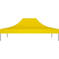 Topdeal Toit De Tente De Réception 4x3 M Jaune 270 G/m² FF315361_FR -Tente de réception Soldes 52100818 3