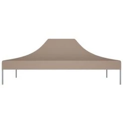 Topdeal Toit De Tente De Réception 4,5x3 M Taupe 270 G/m² FF315369_FR -Tente de réception Soldes 52100821 3