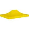 Topdeal Toit De Tente De Réception 4,5x3 M Jaune 270 G/m² FF315374_FR