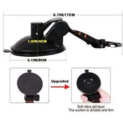 ZHUOXUAN Lot De 4 Ventouses D'ancrage Solides Pour Voiture Avec Crochet De Fixation Pour Auvent Latéral De Voiture, Bateau, Camping, Bâche, Tentes, Bagages, Bâches -Tente de réception Soldes 52488268 4