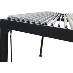 CONCEPT-USINE Pergola Bioclimatique 3x3 M MILOS - Gris -Tente de réception Soldes 52578683 4