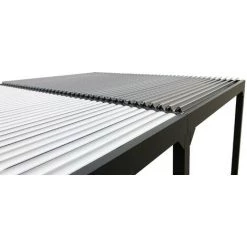 CONCEPT-USINE Pergola Bioclimatique 3x4 M MILOS - Gris -Tente de réception Soldes 52578684 4