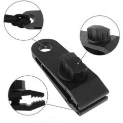 ECHOO 20 Ensembles De Kits De Clips De Bâche, Clip De Verrouillage Robuste, Clip De Tente Avec élastique Sphérique, Couverture En Toile, Auvent, Auvent, Camping En Plein Air. -Tente de réception Soldes 52650437 3