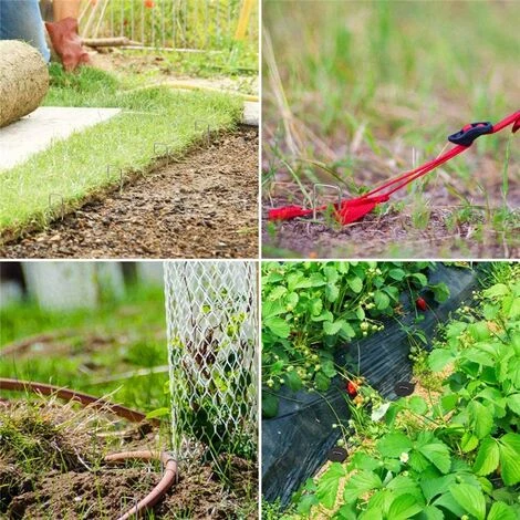 ECHOO Piquets De Jardin Piquet De Fixation Tente Piquets De Sol Cheville De Jardin Agrafes De Jardinage Pour Fixer Toile De Paillage Clôture De Jardin Barrière Contre Filets Camping Gazon Artificiel,20pièce 5 ECHOO Piquets De Jardin Piquet De Fixation Tente Piquets De Sol Cheville De Jardin Agrafes De Jardinage Pour Fixer Toile De Paillage Clôture De Jardin Barrière Contre Filets Camping Gazon Artificiel,20pièce - Image 3