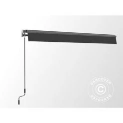 DANCOVER Store Banne Avec Manivelle, 2,95x2,5m, Gris/Cadre Gris - Gris -Tente de réception Soldes 52664631 3