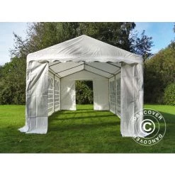 DANCOVER Tente De Réception PLUS 4x6m PE, Blanc - Blanc -Tente de réception Soldes 52664746 5