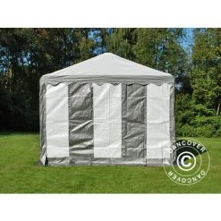 DANCOVER Tente De Réception PLUS 4x6m PE, Gris/Blanc - Blanc / Gris 9 DANCOVER Tente De Réception PLUS 4x6m PE, Gris/Blanc - Blanc / Gris -Tente de réception Soldes 52664750 3