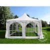 DANCOVER Tente De Réception Pagoda 4x4m, Blanc - Blanc 2 DANCOVER Tente De Réception Pagoda 4x4m, Blanc - Blanc -Tente de réception Soldes 52664779 1