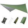 Kartokner Camping Bâche Anti-Pluie Rain Tarp Imperméable Tarp Rain Fly Toile De Tente Avec Sac De Rangement Pour Extérieur Camping Randonnée