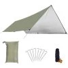 Kartokner Tarp Bâche De Tente Camping Imperméable Tapis De Sol Parasol Couverture Abri Protection UV Anti-Pluie Pour Hamac Camping En Plein Air
