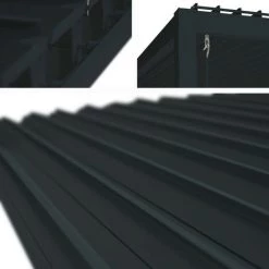 Chalet & Jardin Pergola Bioclimatique Autoportée Ombréa® 3,6 X 3,6 M - Anthracite -Tente de réception Soldes 52879382 5