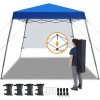 Yaheetech Tonnelle De Jardin Avec Paroi Latérale 3 X 3 M Tente Barnum Pavillon Pliant Imperméable Protection UV 50+ Avec Sacs De Sable Et Transport Pour Camping Fêtes Festivals Voyages Blanc -Tente de réception Soldes 53056548 1