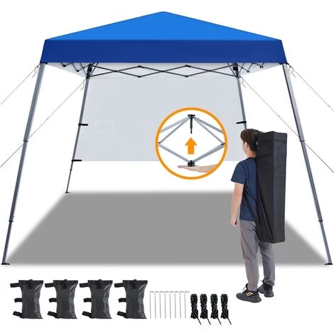 Yaheetech Tonnelle De Jardin Avec Paroi Latérale 3 X 3 M Tente Barnum Pavillon Pliant Imperméable Protection UV 50+ Avec Sacs De Sable Et Transport Pour Camping Fêtes Festivals Voyages Blanc 3 Yaheetech Tonnelle De Jardin Avec Paroi Latérale 3 X 3 M Tente Barnum Pavillon Pliant Imperméable Protection UV 50+ Avec Sacs De Sable Et Transport Pour Camping Fêtes Festivals Voyages Blanc